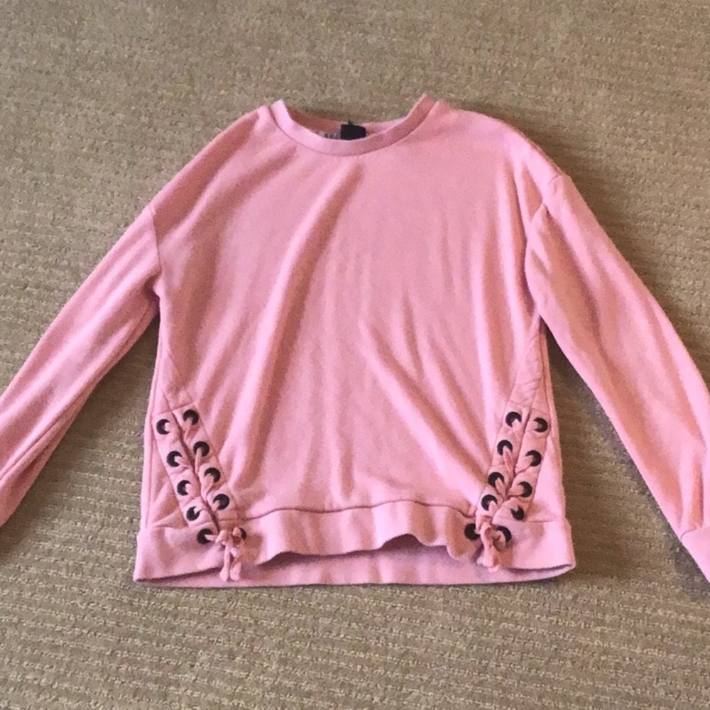 Girls pink sweatshirt